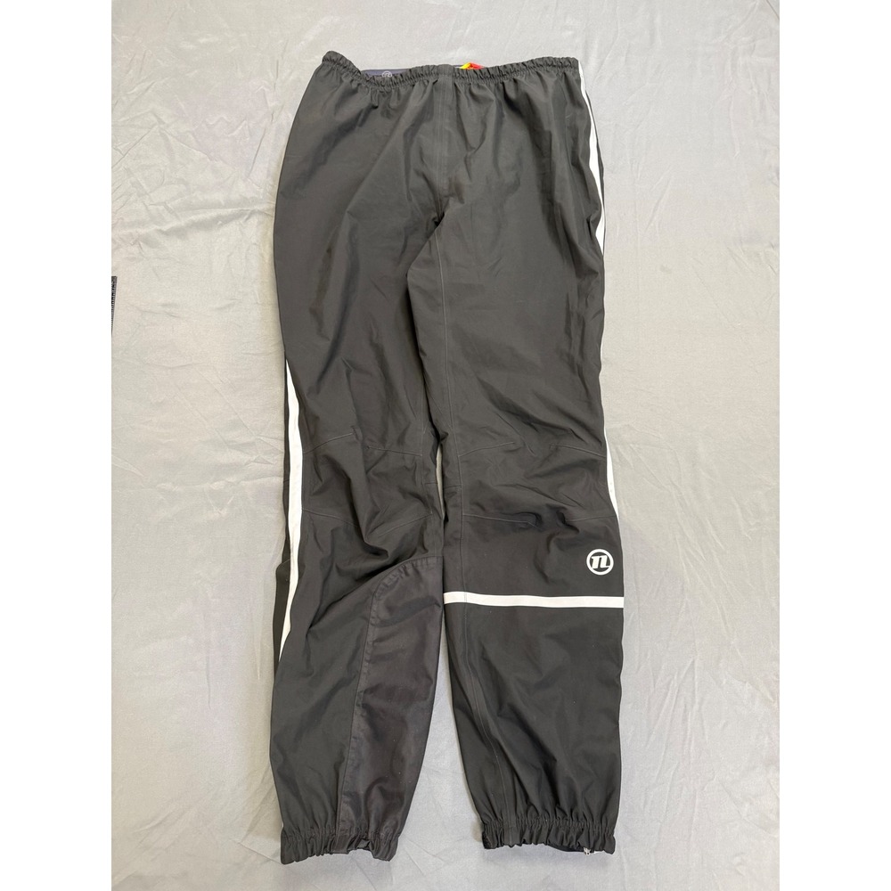 Novara Mens‎ Black Reflective Cycling Rain Pants Large 17401-F16 Biking Trousers